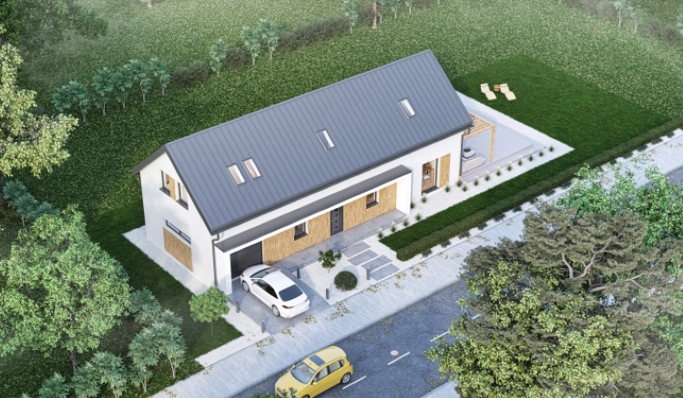 Projekt domu Castor 180, źródło: GUNB