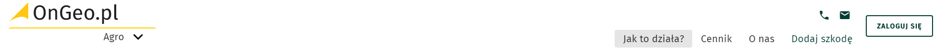 Interfejs portalu OnGeo Agro