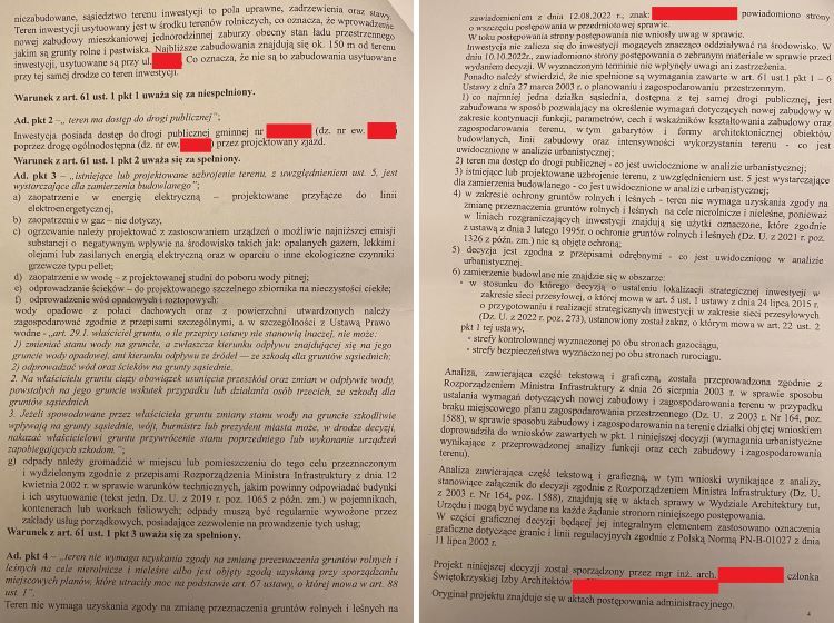 Przykładowa decyzja o warunkach zabudowy cz. 2