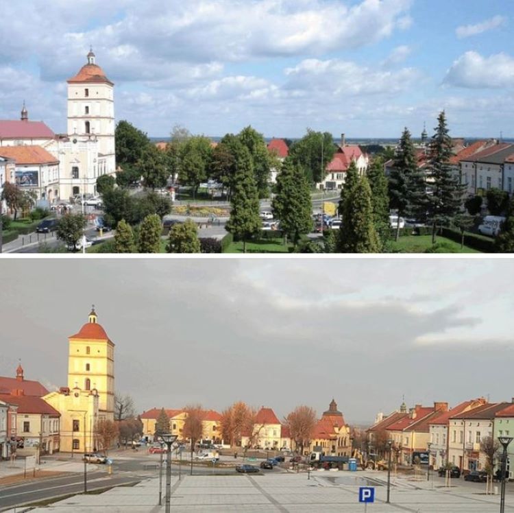 Zrewitalizowany rynek w Leżajsku