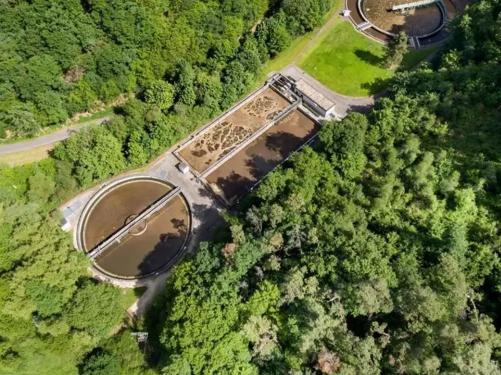 Gminna oczyszczalnia ścieków.