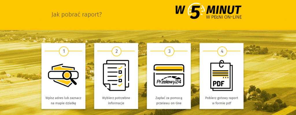 Jak pobrać Raport o Terenie OnGeo?