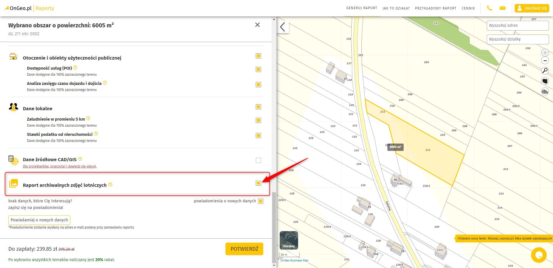 prezentacja zamówienia raportu - wybór tematów