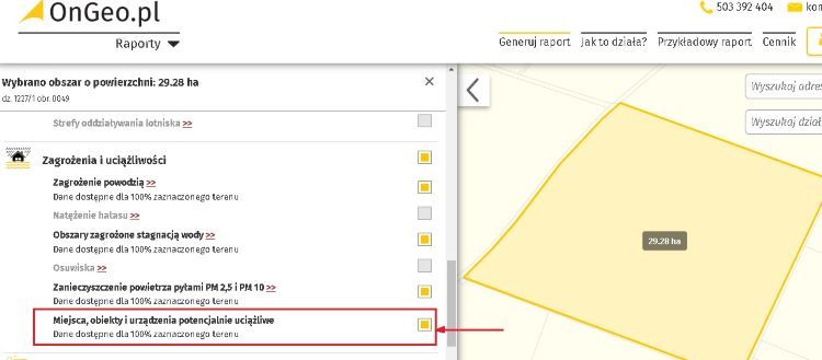 Wybierz temat Miejsca obiekty i urządzenia potencjalnie uciążliwe