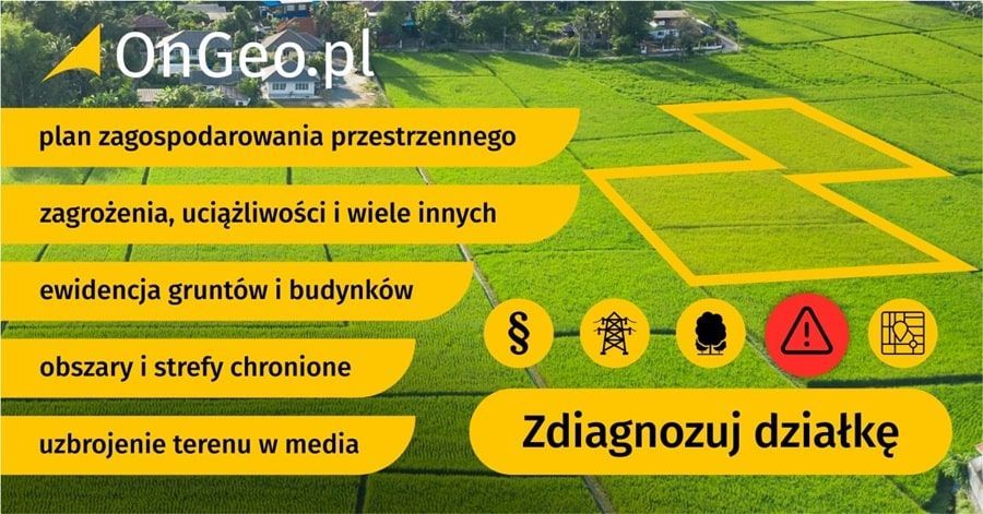 Raport o terenie OnGeo.pl - lista tematów.