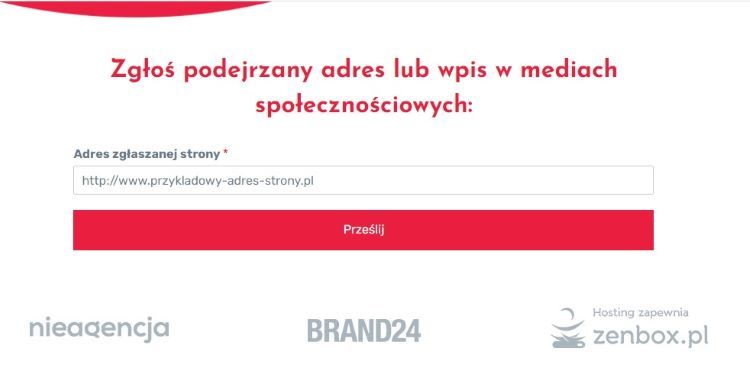 Zgłoś trolla, źródło: https://zglostrolla.pl/