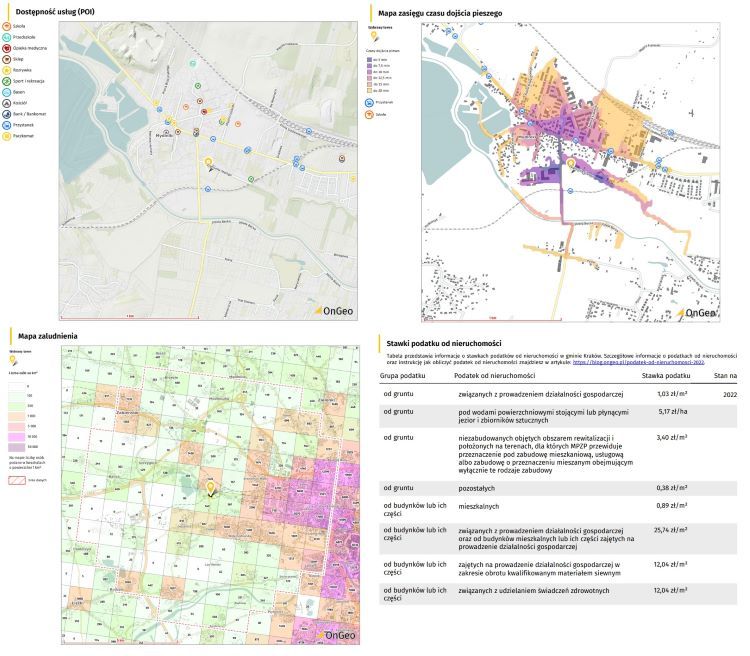 Dane lokalne, OnGeo.pl&nbsp;