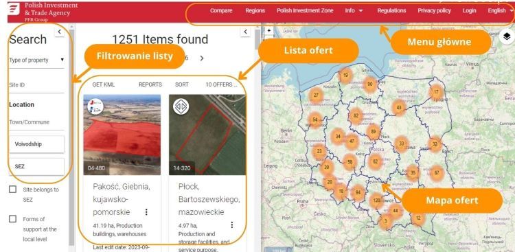 Generator Ofert Inwestycyjnych dla PAIH