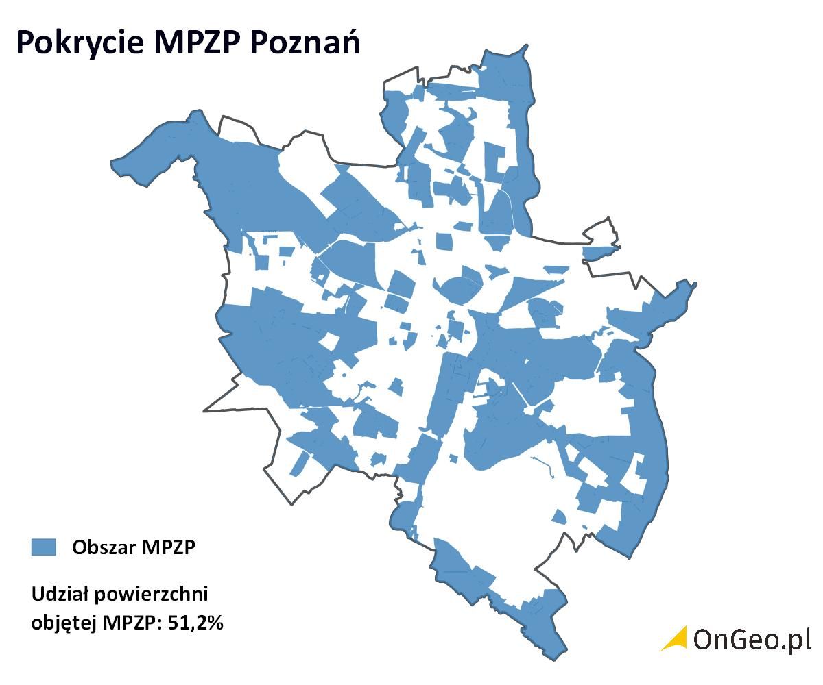 Pokrycie MPZP Poznań