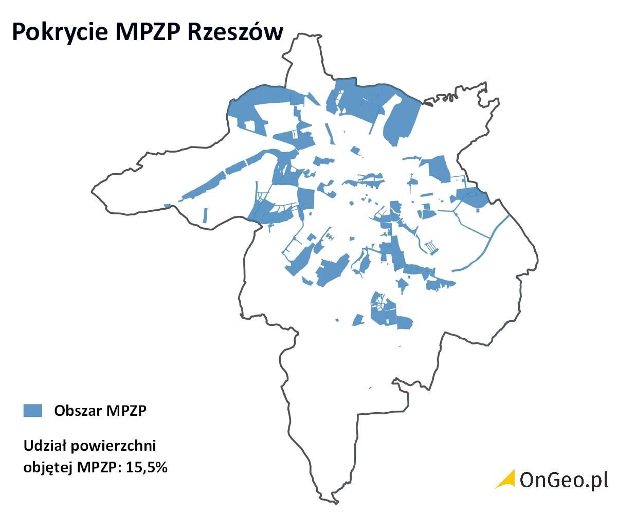Pokrycie MPZP Rzeszów
