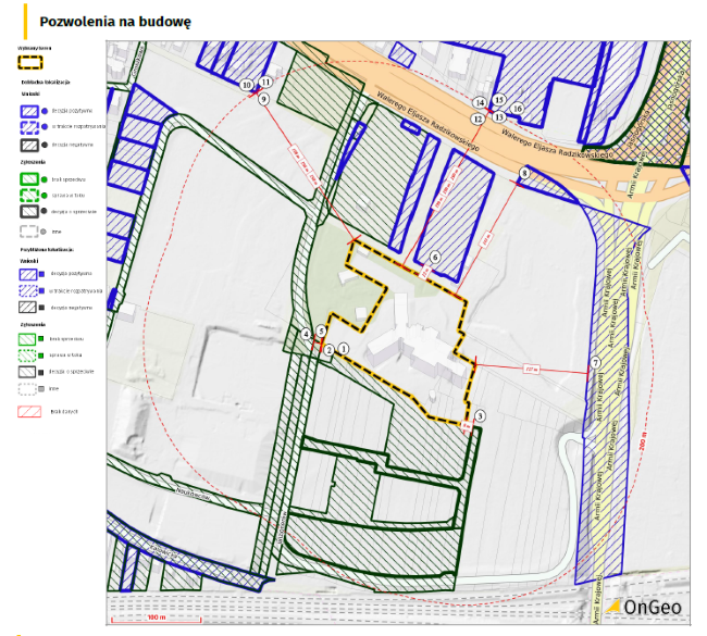  Pozwolenia na budowę w Raporcie o Terenie