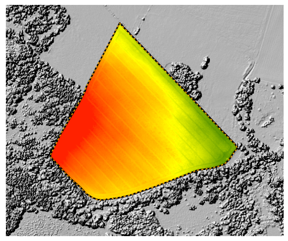 Ukształtowanie terenu uprawy rolnej