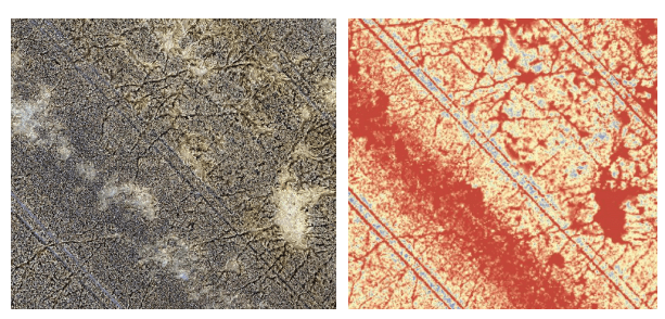 Lotniczy obraz szkód