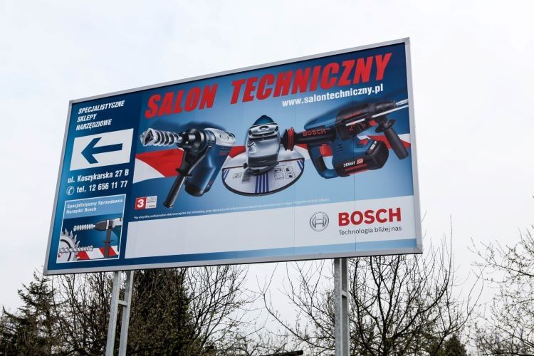 Tablica reklamowa, fot. foliograf.pl