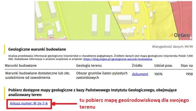 Pobierz mapy geośrodowiskowe dla działki