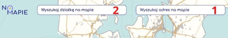 Wyszukaj działkę w Geoportalu Na Mapie