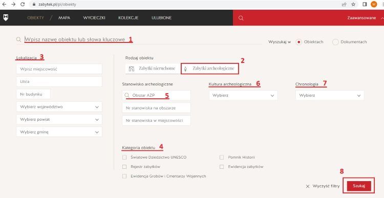 Wyszukaj zabytki archeologiczne w okolicy 