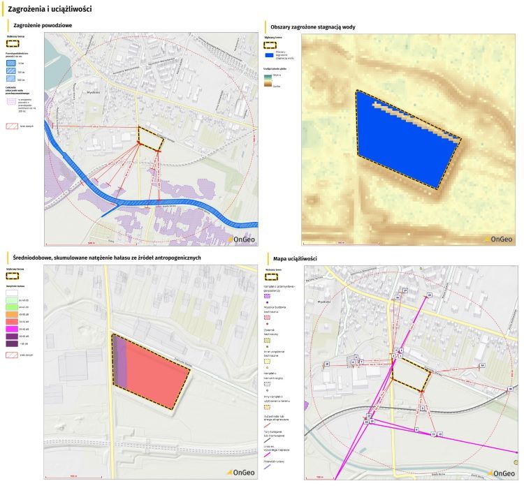 Zagrożenia i uciążliwości, OnGeo.pl 